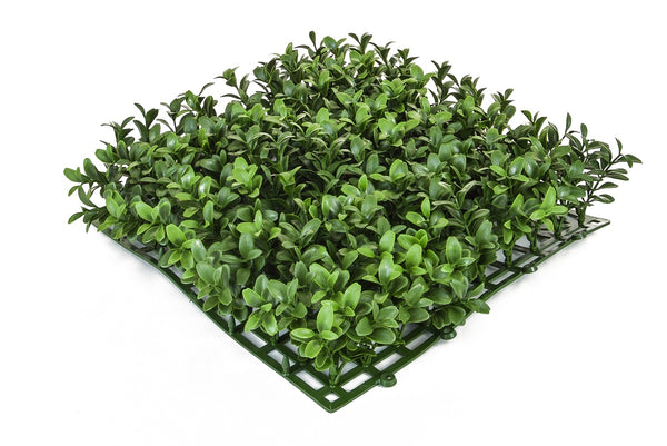 UV Fire Retardant Artificial Boxwood Hedge Mat 25cm