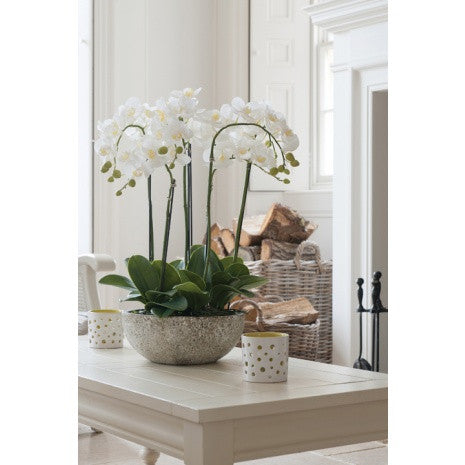 Luxury artificial orchid arrangement - Large 85cm