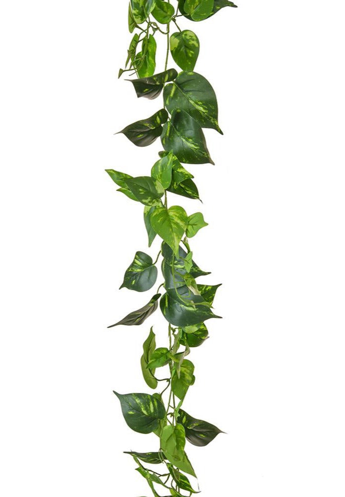 Artificial Fire Retardant Pothos Plant Garland for Commercial interiors