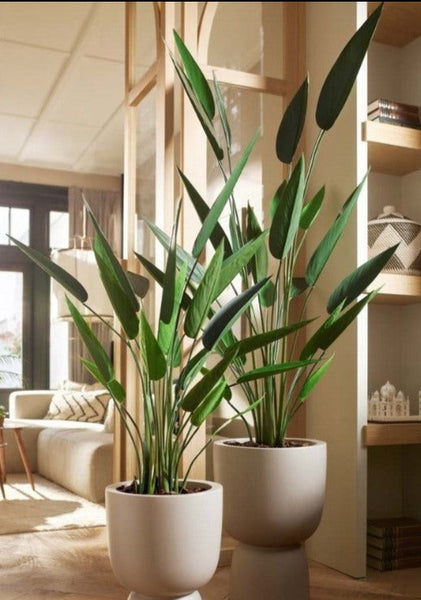 Faux Heliconia Palm Plant 175cm - Artificial Green