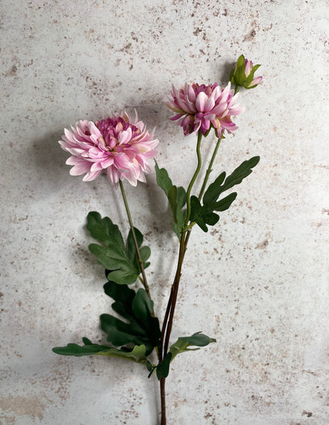 Faux Chrysanthemum stem - Artificial Green