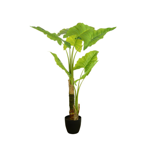 Faux Potted Calla Tree 120cm - Artificial Green