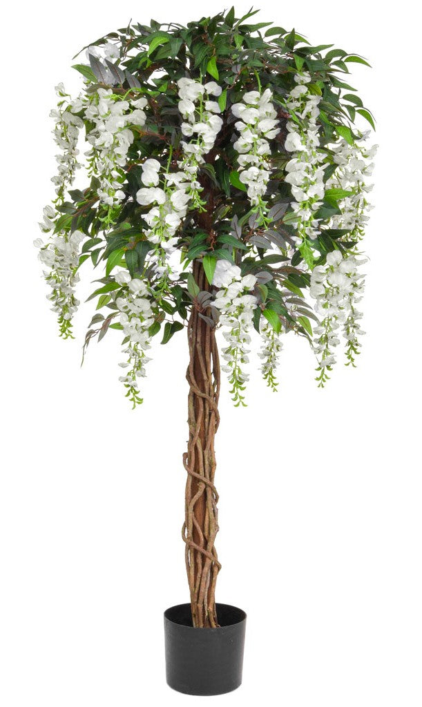 Artificial White Wisteria Tree 150cm
