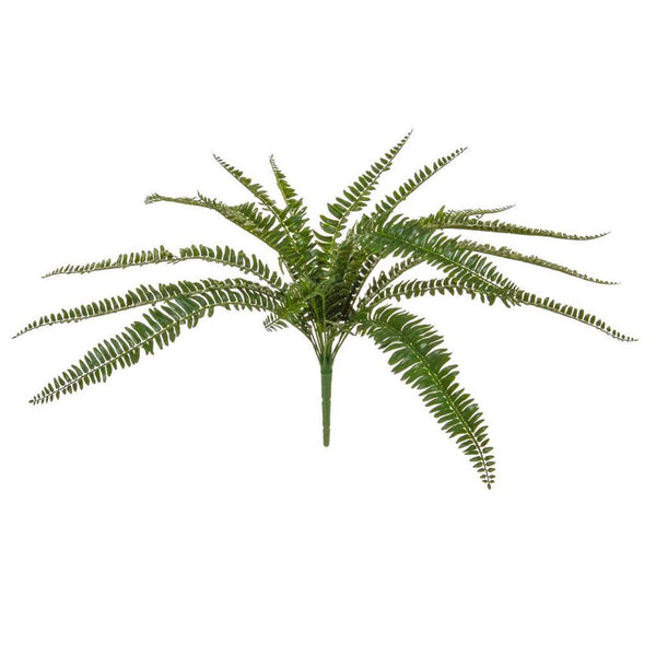 Outdoor Boston Fern - Fire Retardant - Artificial Green