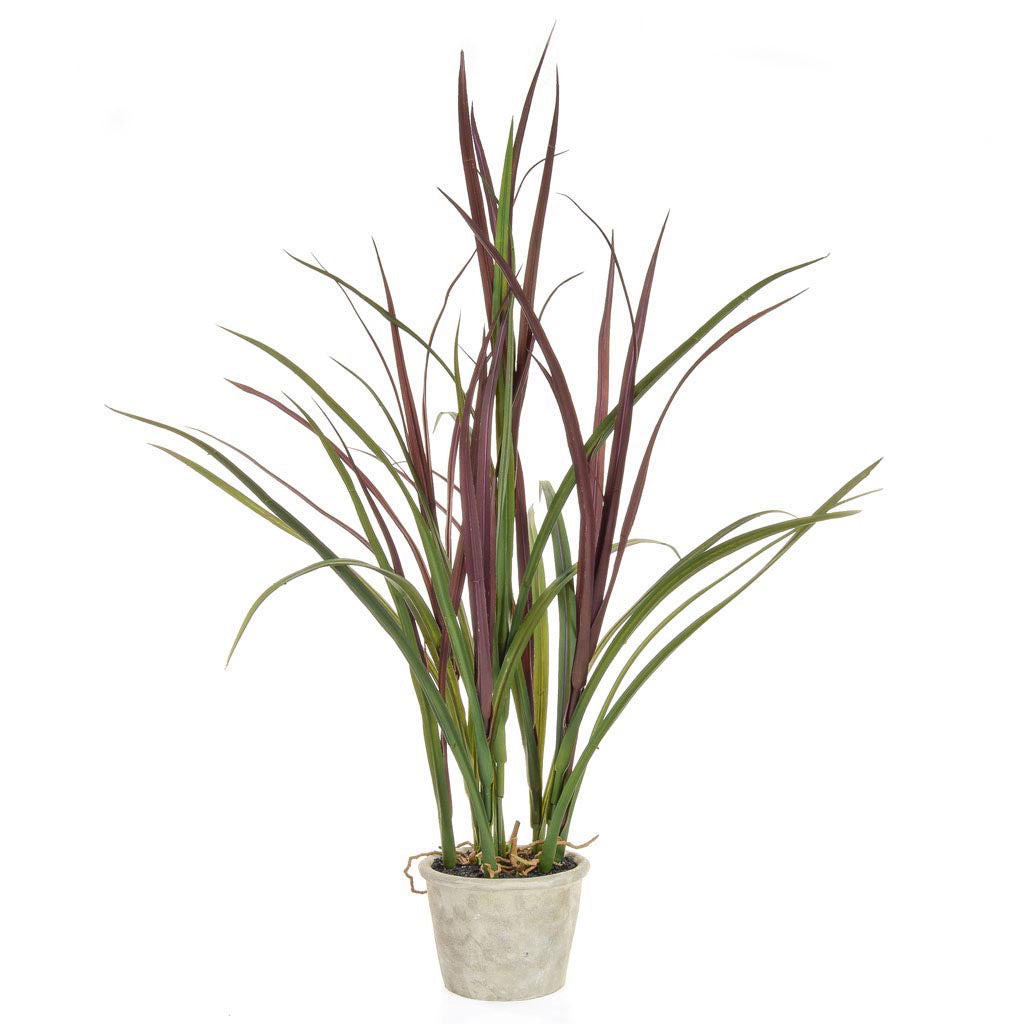 Long Leafed Grass Plant 70cm - Artificial Green