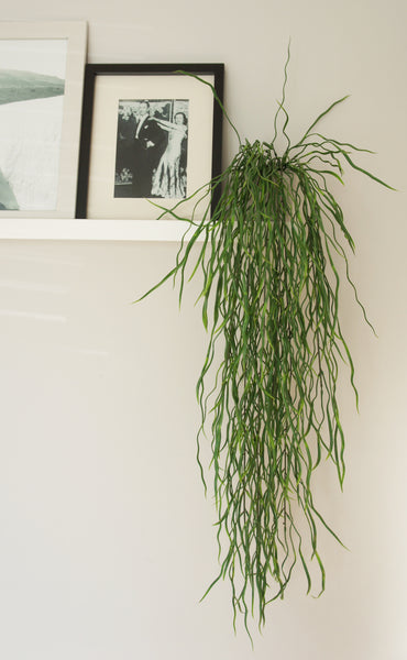 Faux trailing grass plant by Artificial Green